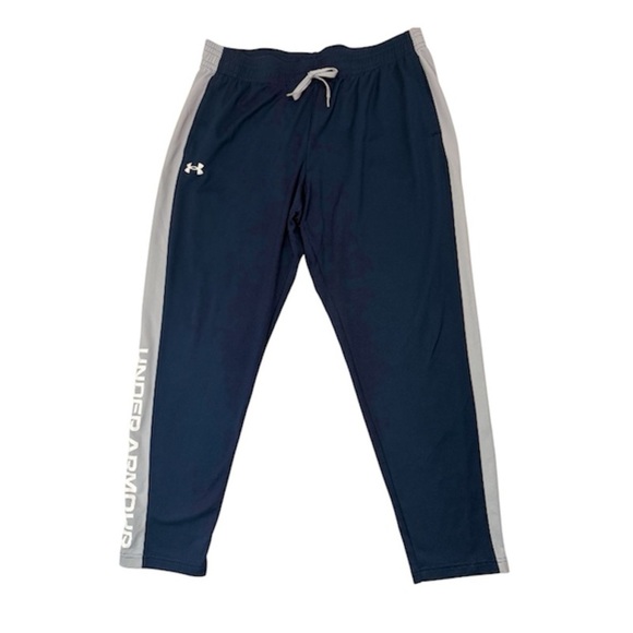 Under Armour Other - Under Armour Mens XXL Navy Loose Fit Training Track Pants Drawstring